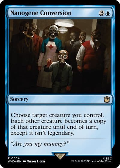 Nanogene Conversion Surge Foil Universes Beyond: Doctor Who Magic card
