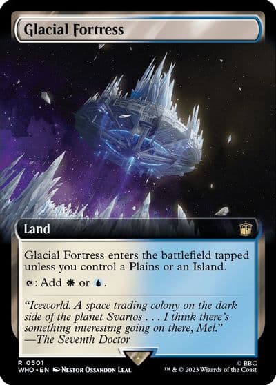 Glacial Fortress Extended Art Universes Beyond: Doctor Who Magic card
