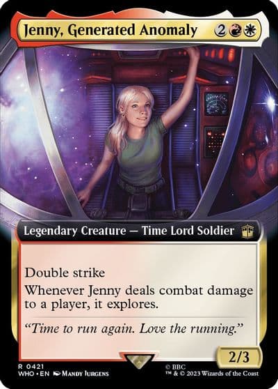 Jenny Generated Anomaly Extended Art Universes Beyond: Doctor Who Magic card