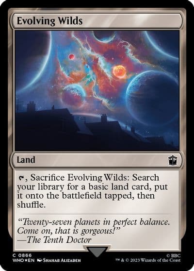 Evolving Wilds Surge Foil Universes Beyond: Doctor Who Magic card