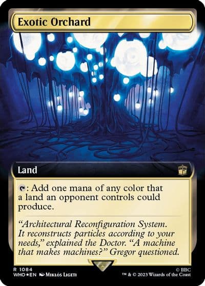 Exotic Orchard Extended Art Surge Foil Universes Beyond: Doctor Who Magic card