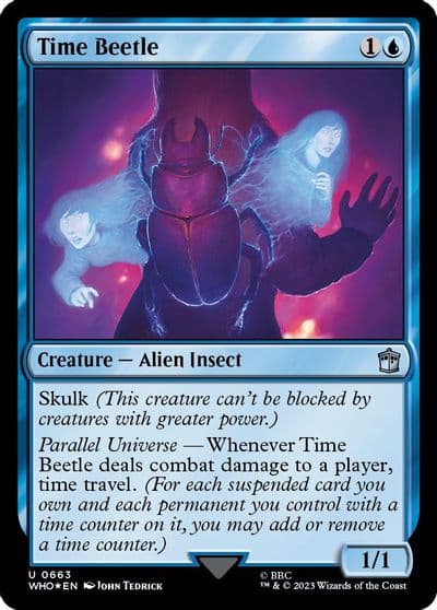 Time Beetle Surge Foil Universes Beyond: Doctor Who Magic card