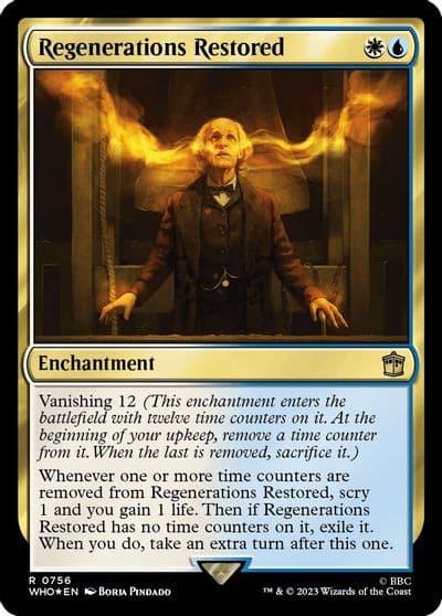 Regenerations Restored Surge Foil Universes Beyond: Doctor Who Magic card