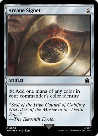 Arcane Signet Surge Foil Universes Beyond: Doctor Who Magic card