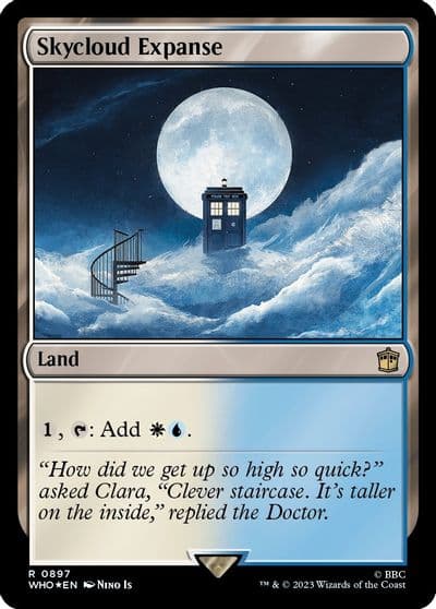 Skycloud Expanse Surge Foil Universes Beyond: Doctor Who Magic card