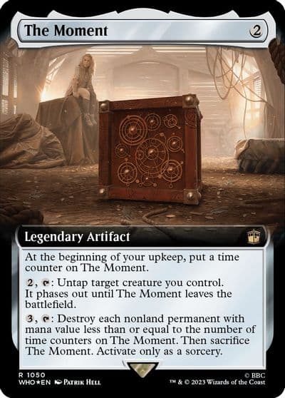The Moment Extended Art Surge Foil Universes Beyond: Doctor Who Magic card