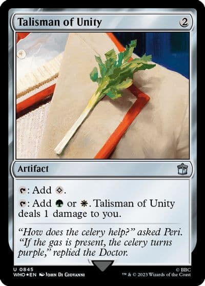 Talisman of Unity Surge Foil Universes Beyond: Doctor Who Magic card