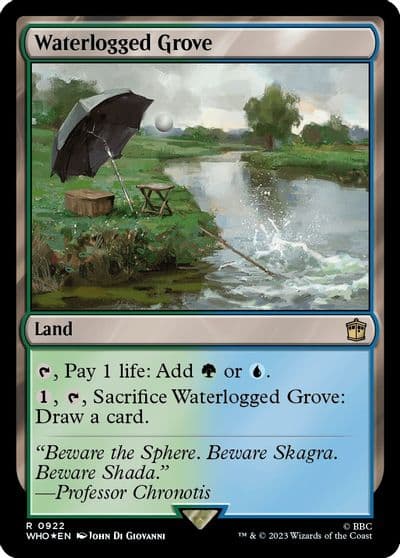 Waterlogged Grove Surge Foil Universes Beyond: Doctor Who Magic card