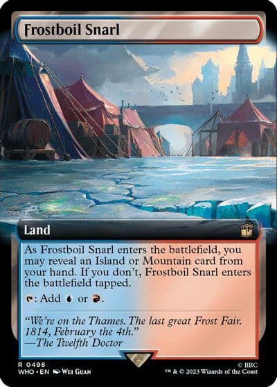 Frostboil Snarl Extended Art Universes Beyond: Doctor Who Magic card