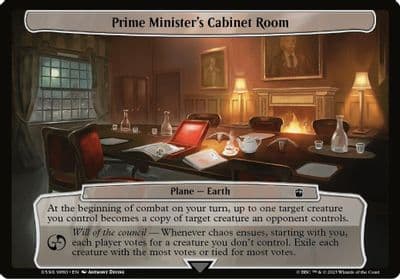 Prime Ministers Cabinet Room Planechase: Universes Beyond: Doctor Who Magic card