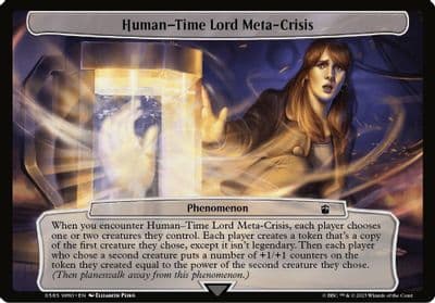 Human Time Lord Meta Crisis Planechase: Universes Beyond: Doctor Who Magic card