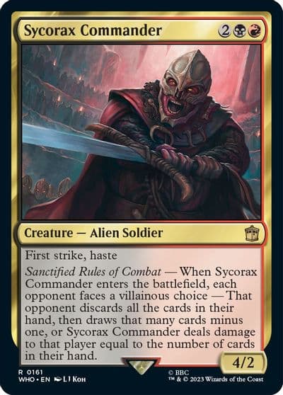 Sycorax Commander Universes Beyond: Doctor Who Magic card