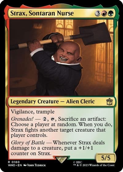 Strax Sontaran Nurse Universes Beyond: Doctor Who Magic card