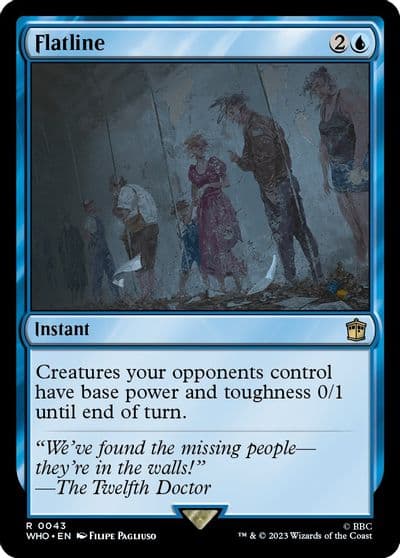 Flatline Universes Beyond: Doctor Who Magic card