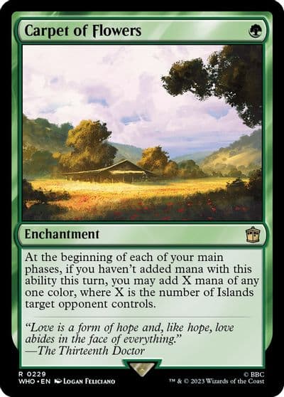 Carpet of Flowers Universes Beyond: Doctor Who Magic card