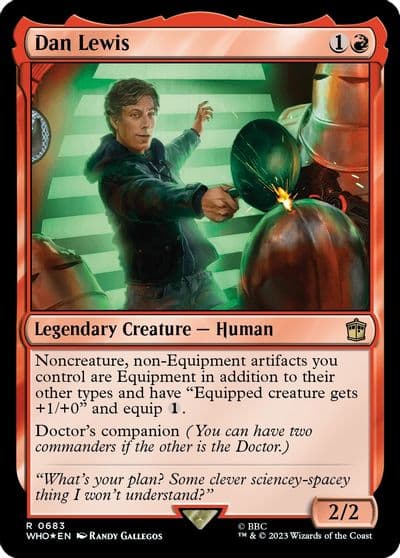 Dan Lewis Surge Foil Universes Beyond: Doctor Who Magic card