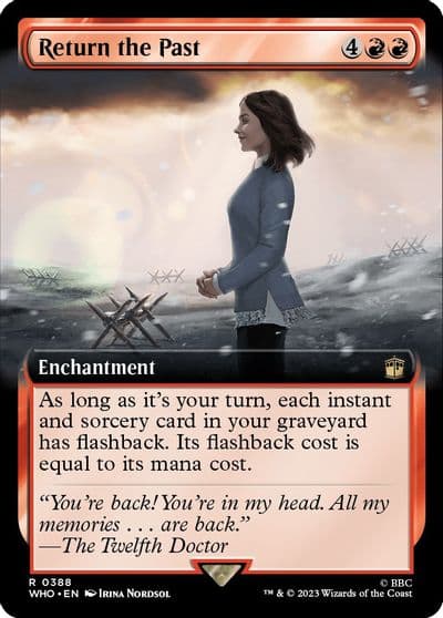 Return the Past Extended Art Universes Beyond: Doctor Who Magic card