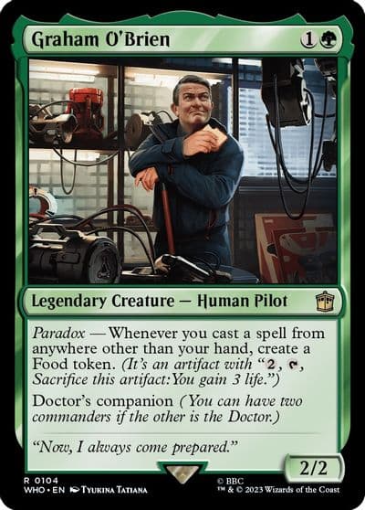 Graham OBrien Universes Beyond: Doctor Who Magic card