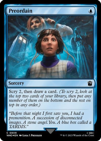 Preordain Surge Foil Universes Beyond: Doctor Who Magic card