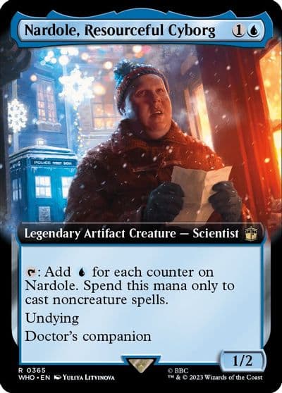 Nardole Resourceful Cyborg Extended Art Universes Beyond: Doctor Who Magic card