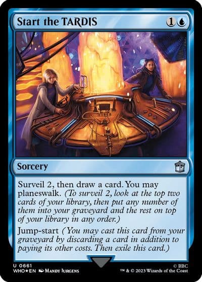 Start the TARDIS Surge Foil Universes Beyond: Doctor Who Magic card