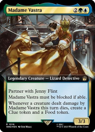 Madame Vastra Extended Art Surge Foil Universes Beyond: Doctor Who Magic card