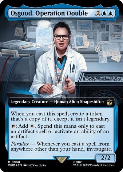 Osgood Operation Double Extended Art Surge Foil Universes Beyond: Doctor Who Magic card