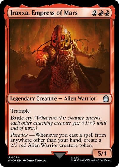 Iraxxa Empress of Mars Surge Foil Universes Beyond: Doctor Who Magic card