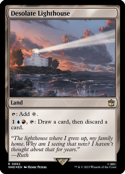 Desolate Lighthouse Surge Foil Universes Beyond: Doctor Who Magic card