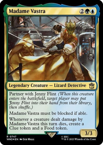 Madame Vastra Surge Foil Universes Beyond: Doctor Who Magic card