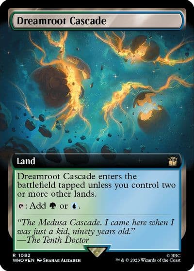 Dreamroot Cascade Extended Art Surge Foil Universes Beyond: Doctor Who Magic card