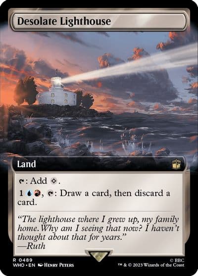 Desolate Lighthouse Extended Art Universes Beyond: Doctor Who Magic card