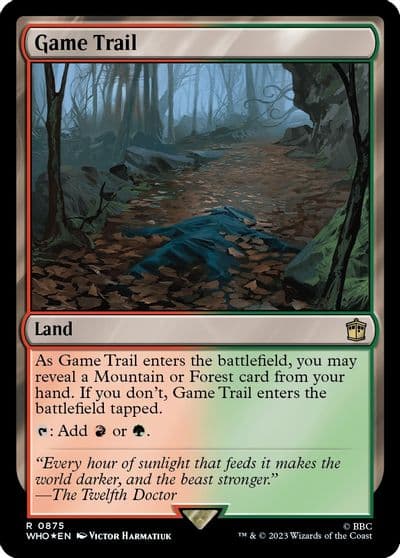 Game Trail Surge Foil Universes Beyond: Doctor Who Magic card
