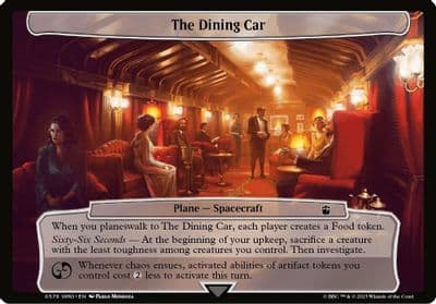 The Dining Car Planechase: Universes Beyond: Doctor Who Magic card