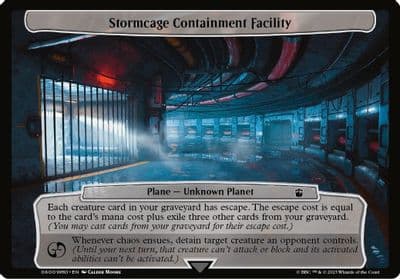 Stormcage Containment Facility Planechase: Universes Beyond: Doctor Who Magic card