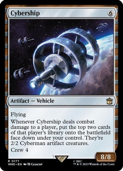 Cybership Universes Beyond: Doctor Who Magic card