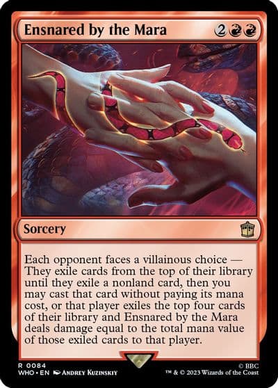 Ensnared by the Mara Universes Beyond: Doctor Who Magic card