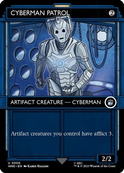 Cyberman Patrol Showcase Universes Beyond: Doctor Who Magic card