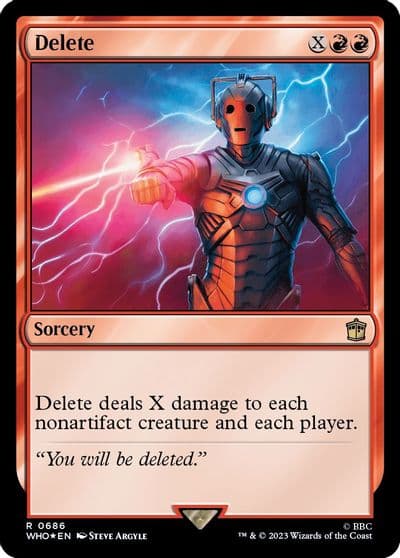 Delete Surge Foil Universes Beyond: Doctor Who Magic card