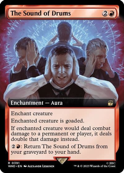 The Sound of Drums Extended Art Universes Beyond: Doctor Who Magic card