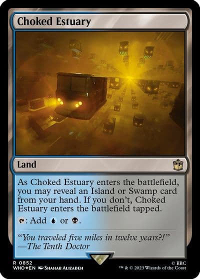 Choked Estuary Surge Foil Universes Beyond: Doctor Who Magic card
