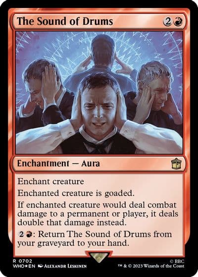 The Sound of Drums Surge Foil Universes Beyond: Doctor Who Magic card