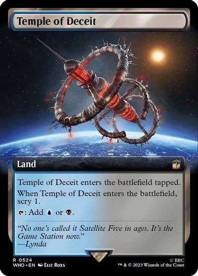 Temple of Deceit Extended Art Universes Beyond: Doctor Who Magic card