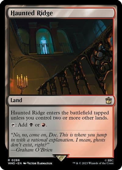 Haunted Ridge Universes Beyond: Doctor Who Magic card