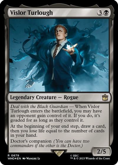 Vislor Turlough Surge Foil Universes Beyond: Doctor Who Magic card