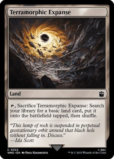 Terramorphic Expanse Universes Beyond: Doctor Who Magic card