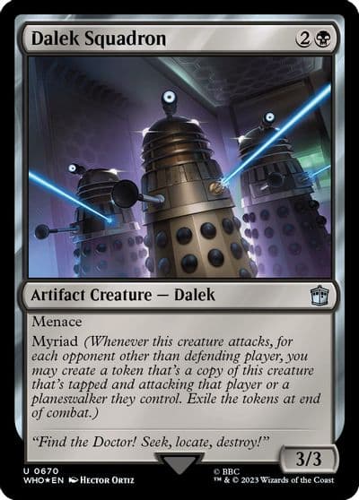 Dalek Squadron Surge Foil Universes Beyond: Doctor Who Magic card