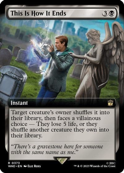 This Is How It Ends Extended Art Universes Beyond: Doctor Who Magic card