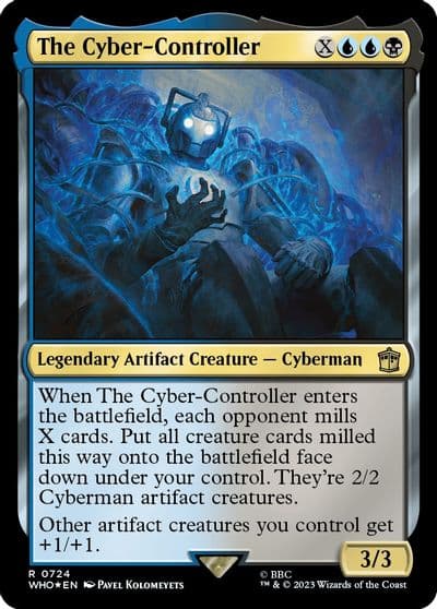 The Cyber Controller Surge Foil Universes Beyond: Doctor Who Magic card