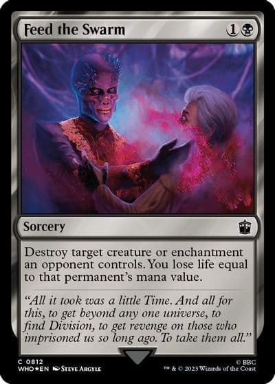 Feed the Swarm Surge Foil Universes Beyond: Doctor Who Magic card